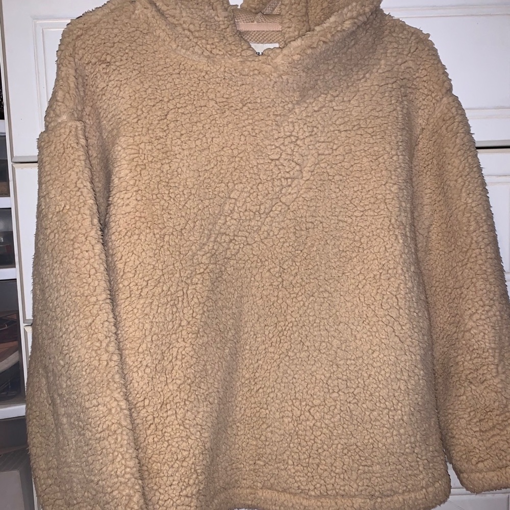 Sherpa-Like Hoodie